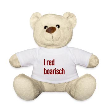I red boarisch - Teddy - Weiß - Vorne