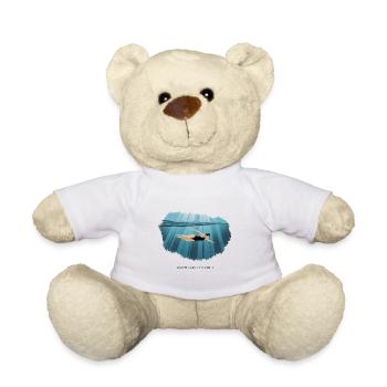 La natation est ma thérapie – Natation et relaxation - Nounours - blanc - Devant