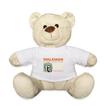 Tolle Kindheit Musiker Geschenk - Teddy - Weiß - Vorne