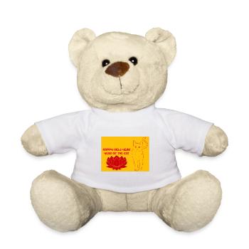 Chat du Nouvel An vietnamien 2023 I Cadeau - Nounours - blanc - Devant