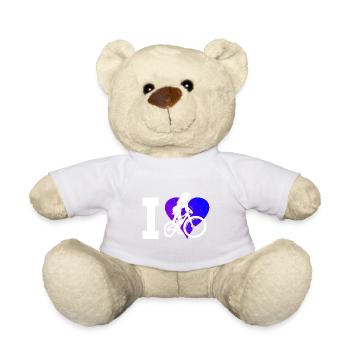 Cyclisme Femmes Cyclistes Hommes Cyclisme - Nounours - blanc - Devant