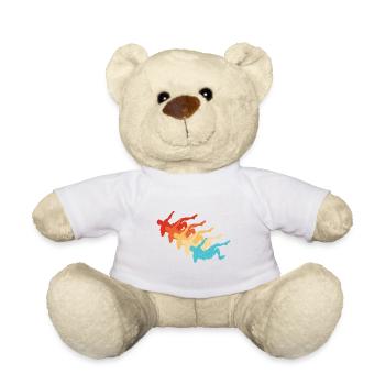 Bouldering Climber Women Men Climber - Teddy Bear - white - Front
