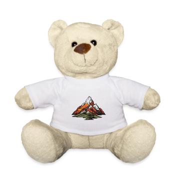 Montagnes, Symbole, Nature, Paysage - Nounours - blanc - Devant
