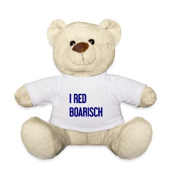 I boarisch rouge - Nounours - blanc - Devant
