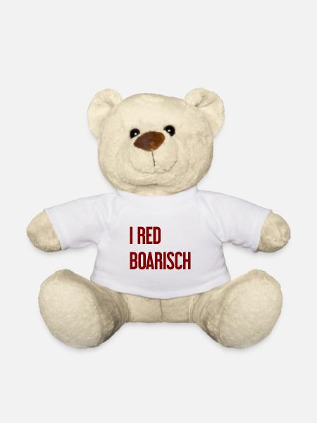 I red boarisch - Teddy - Weiß