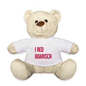 I boarisch rouge - Nounours - blanc - Devant