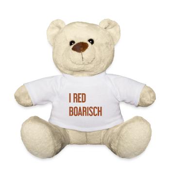 I boarisch rouge - Nounours - blanc - Devant