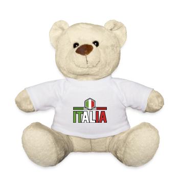 Italia Italian Italian Italy - Teddy Bear - white - Front