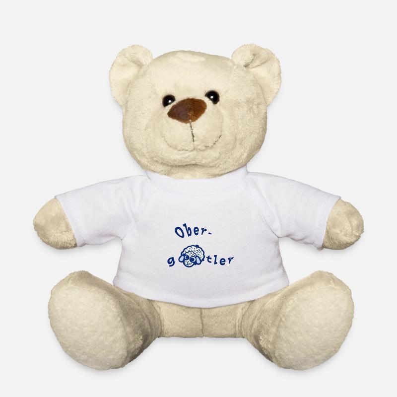 Oberg Schaf tler blauweiß - Teddy - Weiß