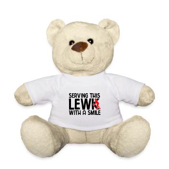 Tennisplatz Spruch Für Tennis - Teddy - Weiß - Vorne