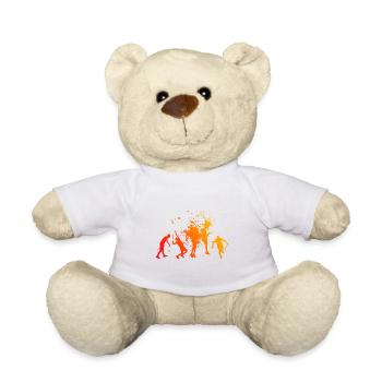Tennisspielen Herren Tennis Tennis spielen - Teddy - Weiß - Vorne