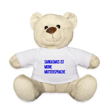 Sarkasmus-Profi - Teddy - Weiß - Vorne
