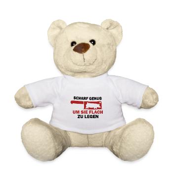 Scharf genug um sie flach zu legen Metzger - Teddy - Weiß - Vorne