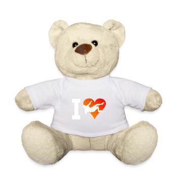 Kletterer Boulder Climber Klettern Climbing - Teddy - Weiß - Vorne