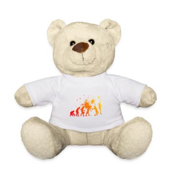 Sports de raquette Paddle Tennis Paddle Court Paddle - Nounours - blanc - Devant