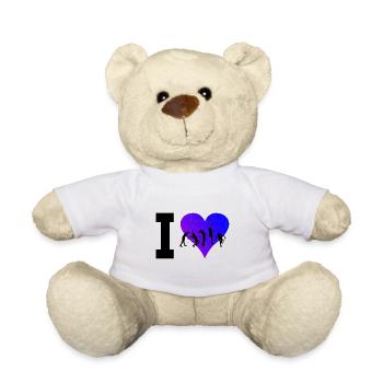 Tennis Joueur de tennis Tennis Hommes Femmes - Nounours - blanc - Devant