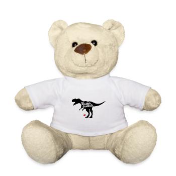 Cadeau de fête des mères - Mamasaurus - Nounours - blanc - Devant