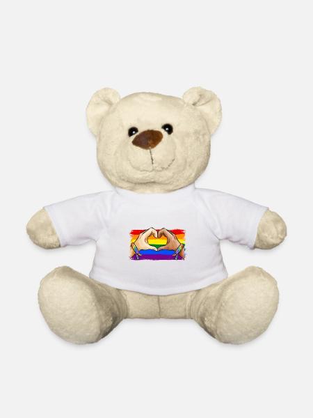 Welt Flüchtlingstag Menschenrechte Antirassismus E - Teddy - Weiß