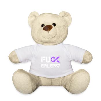 Fick Epilepsy Epilepsy Ribbon Shirt - Teddy - Weiß - Vorne
