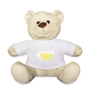 Pole Dance Queen Dance Choreographer Gift - Teddy Bear - white - Front