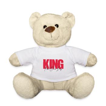König für einen Tag. Geschenk des Königstags. - Teddy - Weiß - Vorne