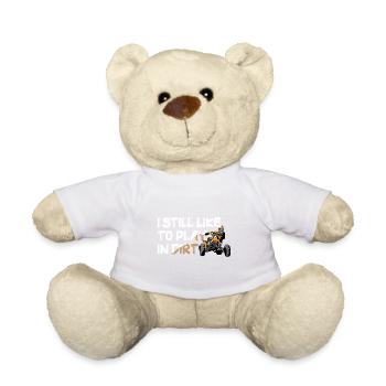 Hobbyist Gift aime jouer - Nounours - blanc - Devant