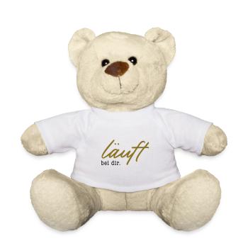 läuft bei dir. – 2 Farben - Teddy - Weiß - Vorne