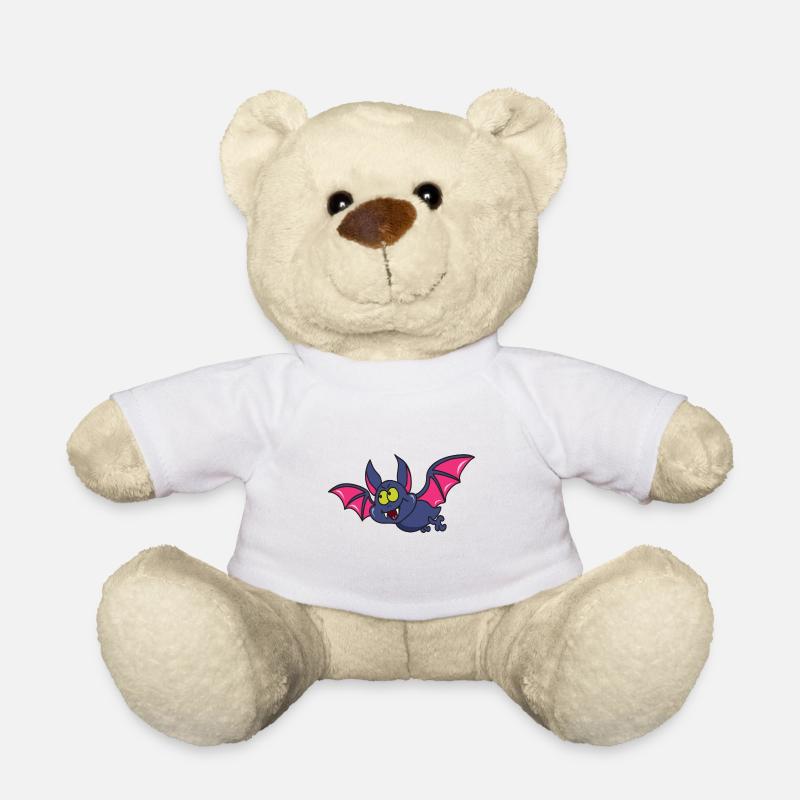Fledermaus - Teddy - Weiß
