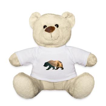 Bear Forest Nature - Gift - Teddy Bear - white - Front