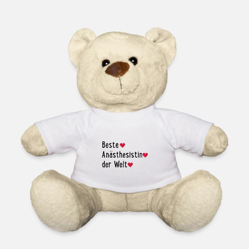 beste anästhesistin - Teddy - Weiß