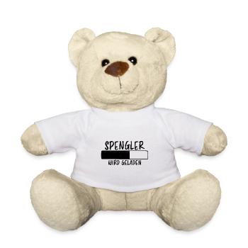 Spengler Spruch Beruf Lustiges Spengler Geschenk - Teddy - Weiß - Vorne