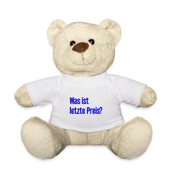 Quel est le dernier prix ? - Nounours - blanc - Devant