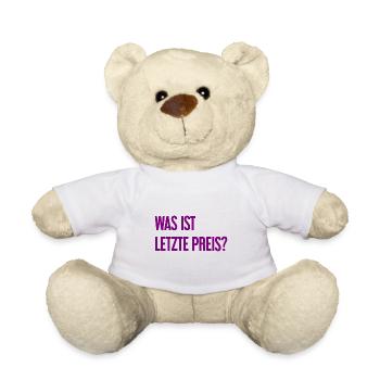 Quel est le dernier prix ? - Nounours - blanc - Devant