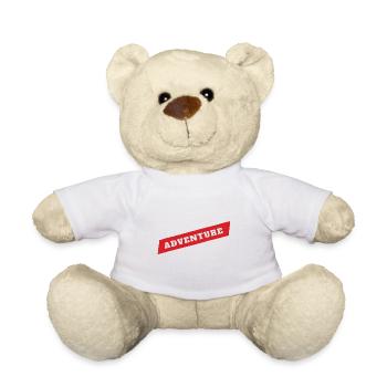 Adventure - Teddy Bear - white - Front