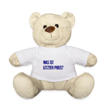 Quel est le dernier prix ? - Nounours - blanc - Devant