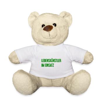 Lebenskünstler im Einsatz - Teddy - Weiß - Vorne