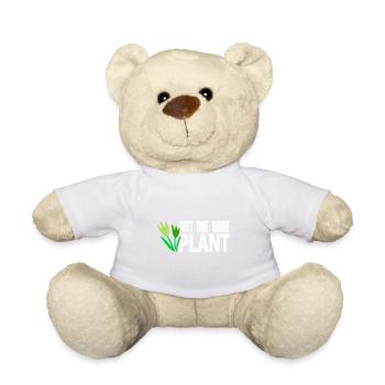 Just One More Plant Funny Gardening Obsession - Teddy Bear - white - Front