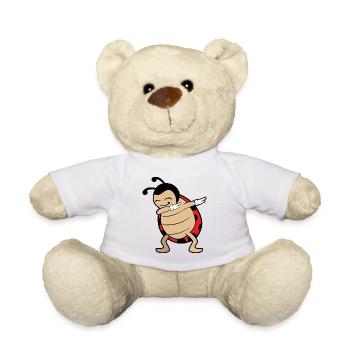 Dabbing Dab coccinelle - Nounours - blanc - Devant