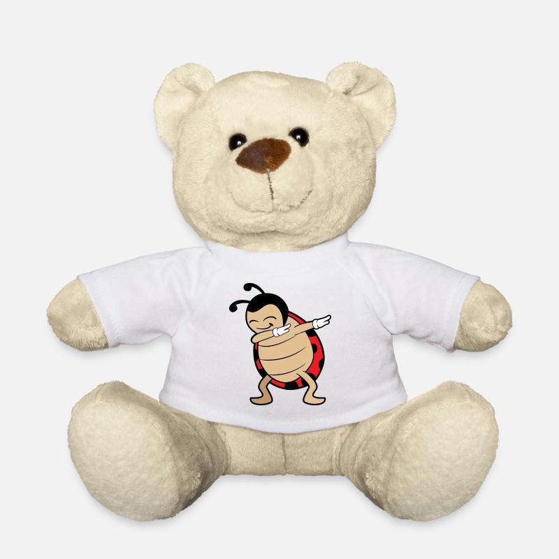 Dabbing Dab coccinelle - Nounours - blanc