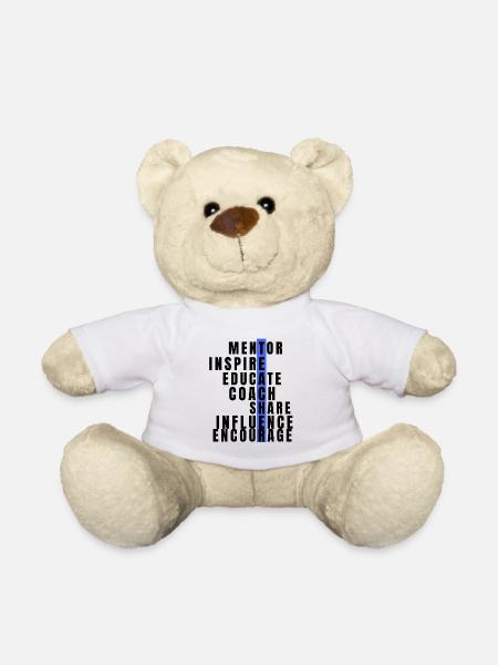 Lehrer - Teddy - Weiß