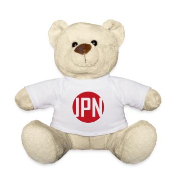 JAPAN Tokyo Samurai Asia Kanji Jung Fu - Teddy Bear - white - Front