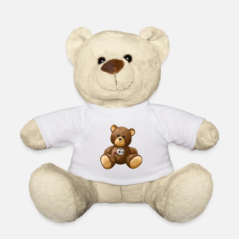 Cute Cartoon Teddy - Teddy - Weiß