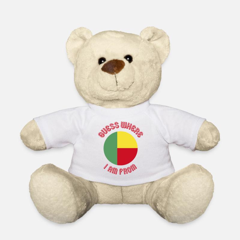 Ratet mal, wo ich herkomme / Benin - Teddy - Weiß