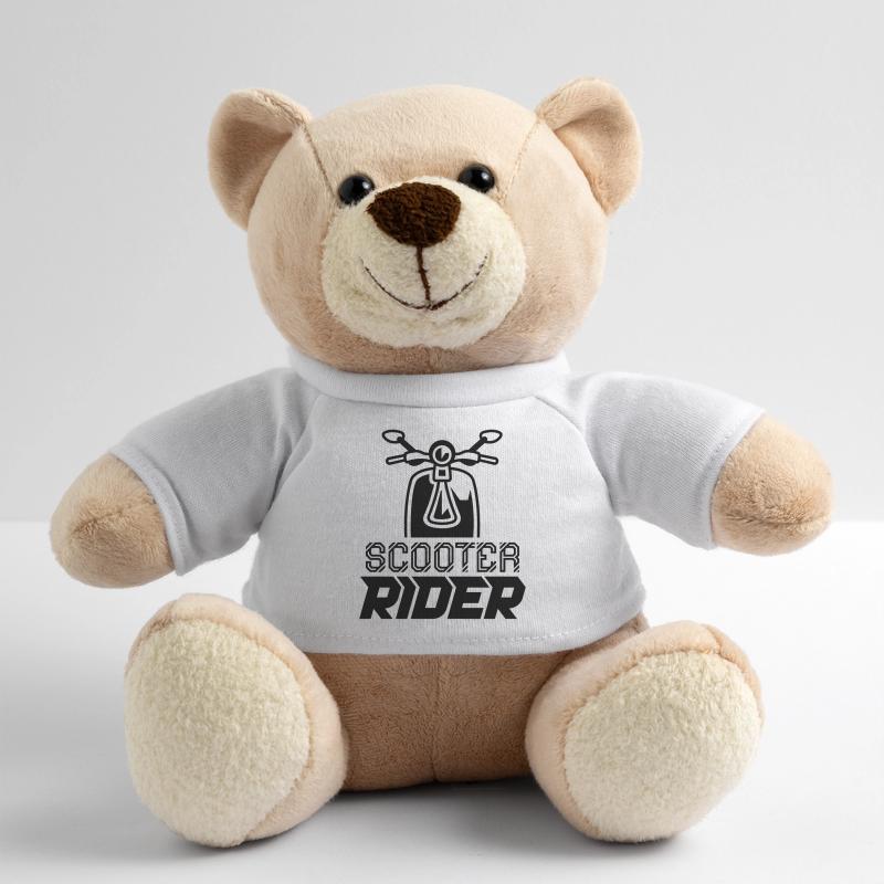 Rollerfahrer Motorroller Moped Mofa Teddy