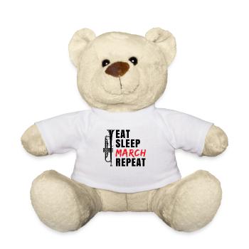 Trompette Trompettiste Musicien Trompettiste - Nounours - blanc - Devant