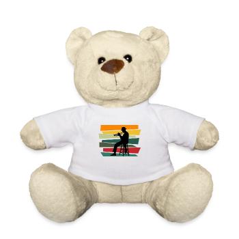 Trompette Trompettiste Musicien Trompettiste - Nounours - blanc - Devant