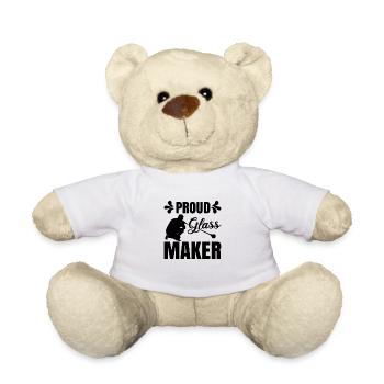 Souffleur de verre Souffleurs de verre Verre soufflant du verre - Nounours - blanc - Devant