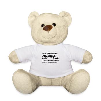 Souffleur de verre Souffleurs de verre Verre soufflant du verre - Nounours - blanc - Devant