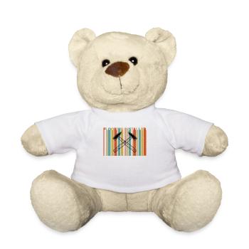 Floor layers - Teddy Bear - white - Front