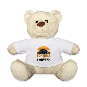 Echidna Is Calling And I Must Go - Teddy - Weiß - Vorne